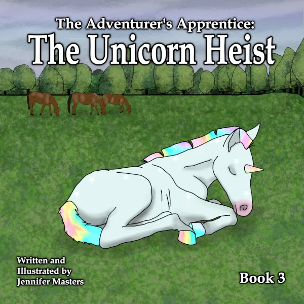 A photo of the book The Unicorn Heist
